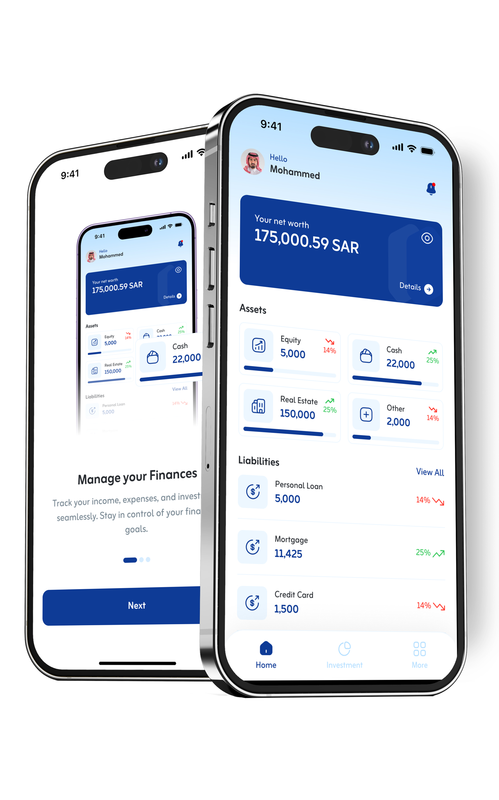 Mizan app interface